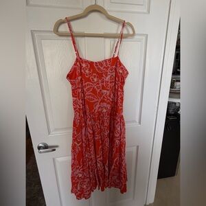 Petal & Pup Strapless Floral Midi Dress